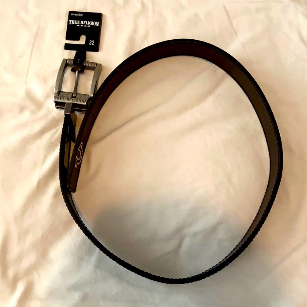 True Religion Roller Twist Reversible Belt